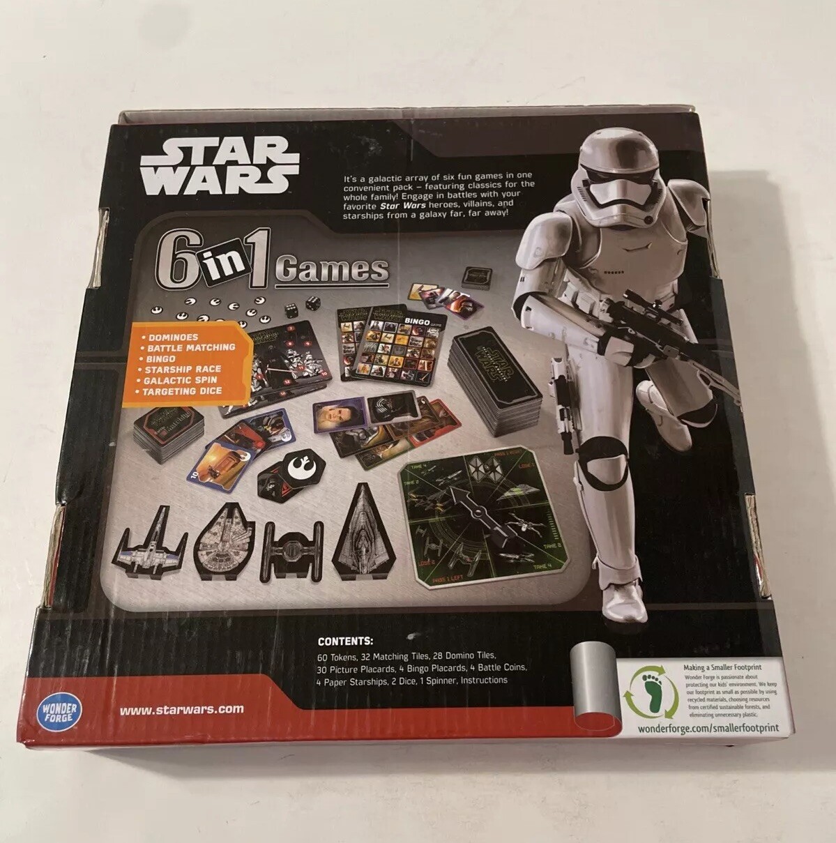 Star Wars 6 in 1 Games Dice by Wonder Forge – 2015 Edition – Complete!
