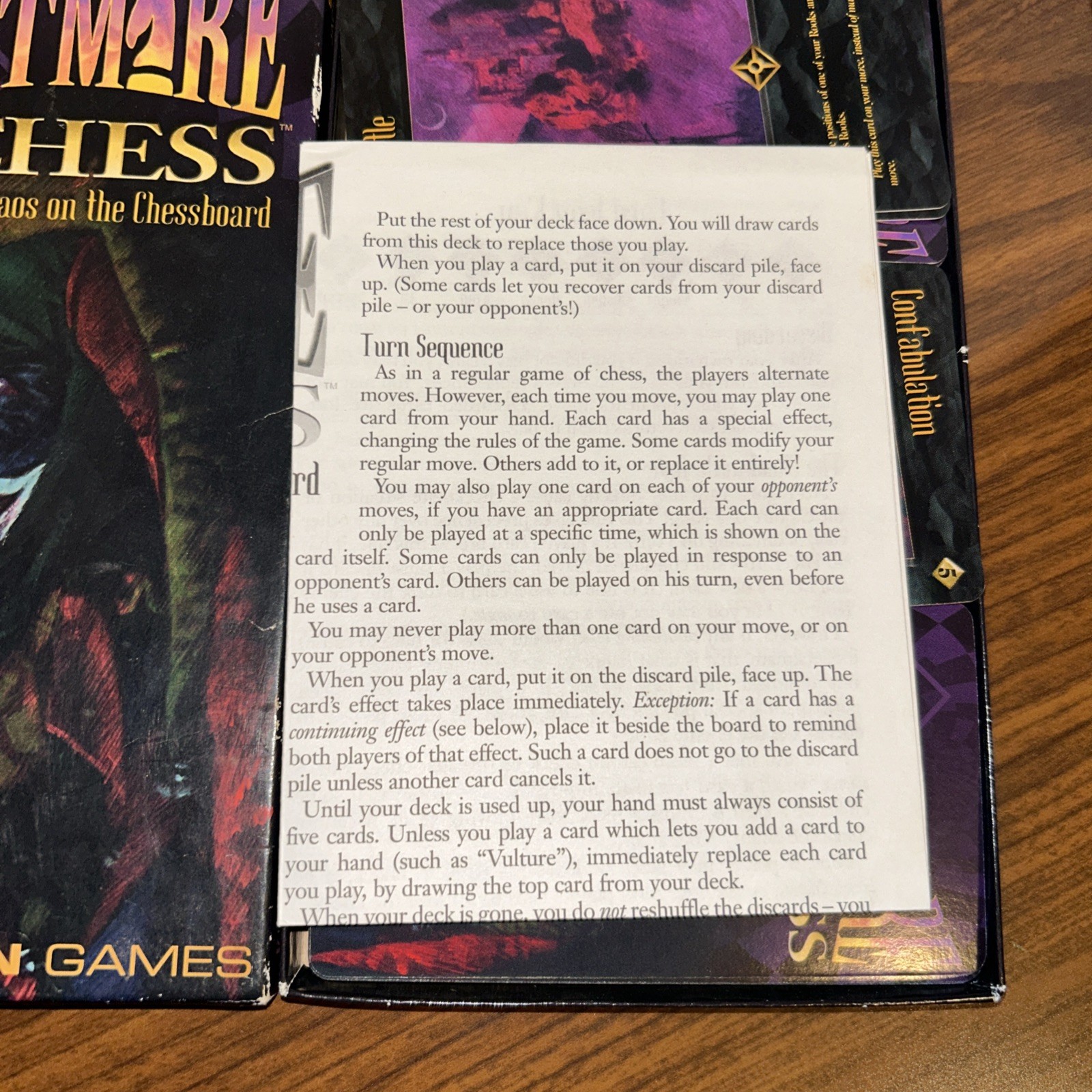 Knightmare Chess English 1st Edition, 1st Printing Steve Jackson Games 1996 1321