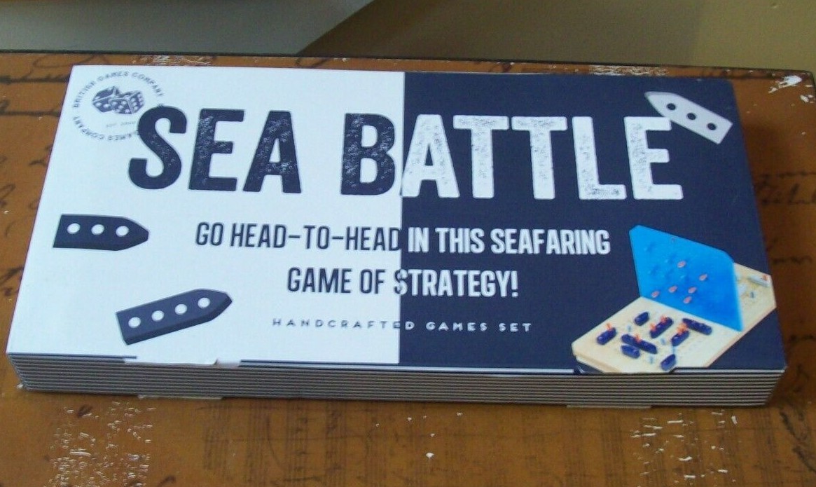 Sea Battle Board Game From British Games Company NEW FACTORY SEALED