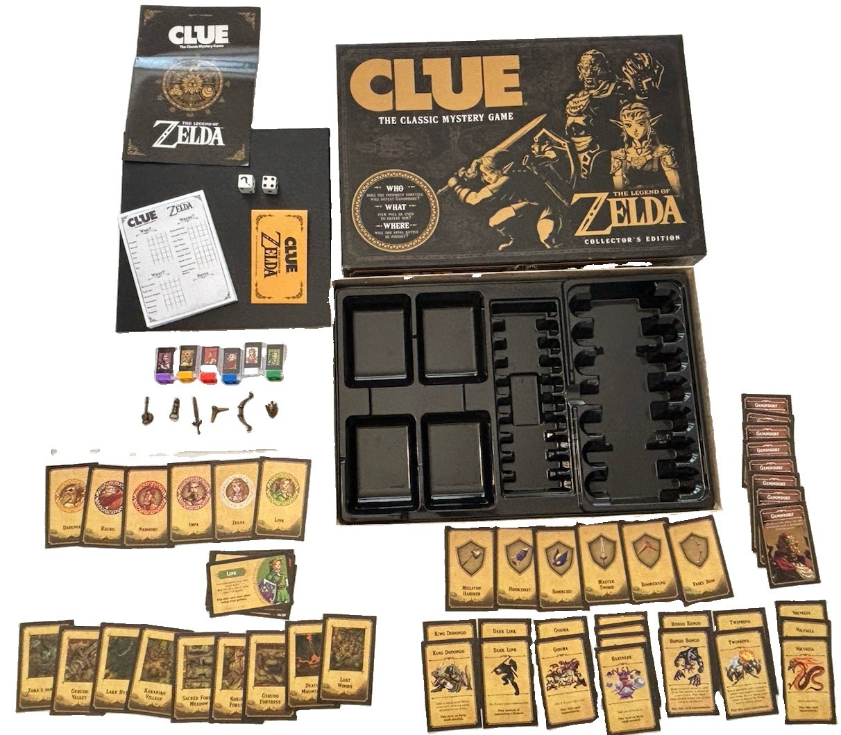 The Legend Of Zelda Collector’s Edition CLUE Board Game Complete