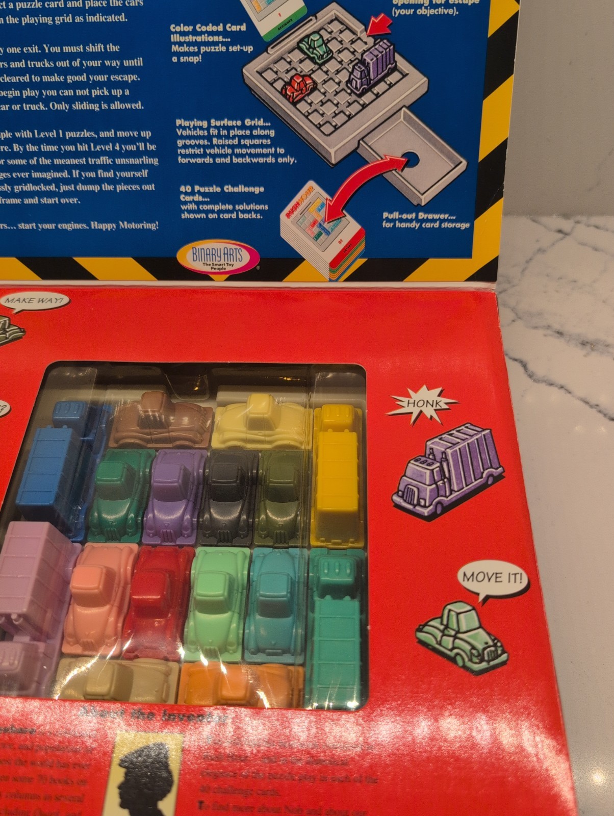 VINTAGE Rush Hour COMPLETE Binary Arts 1996 Strategy Thinking Puzzles Challenges