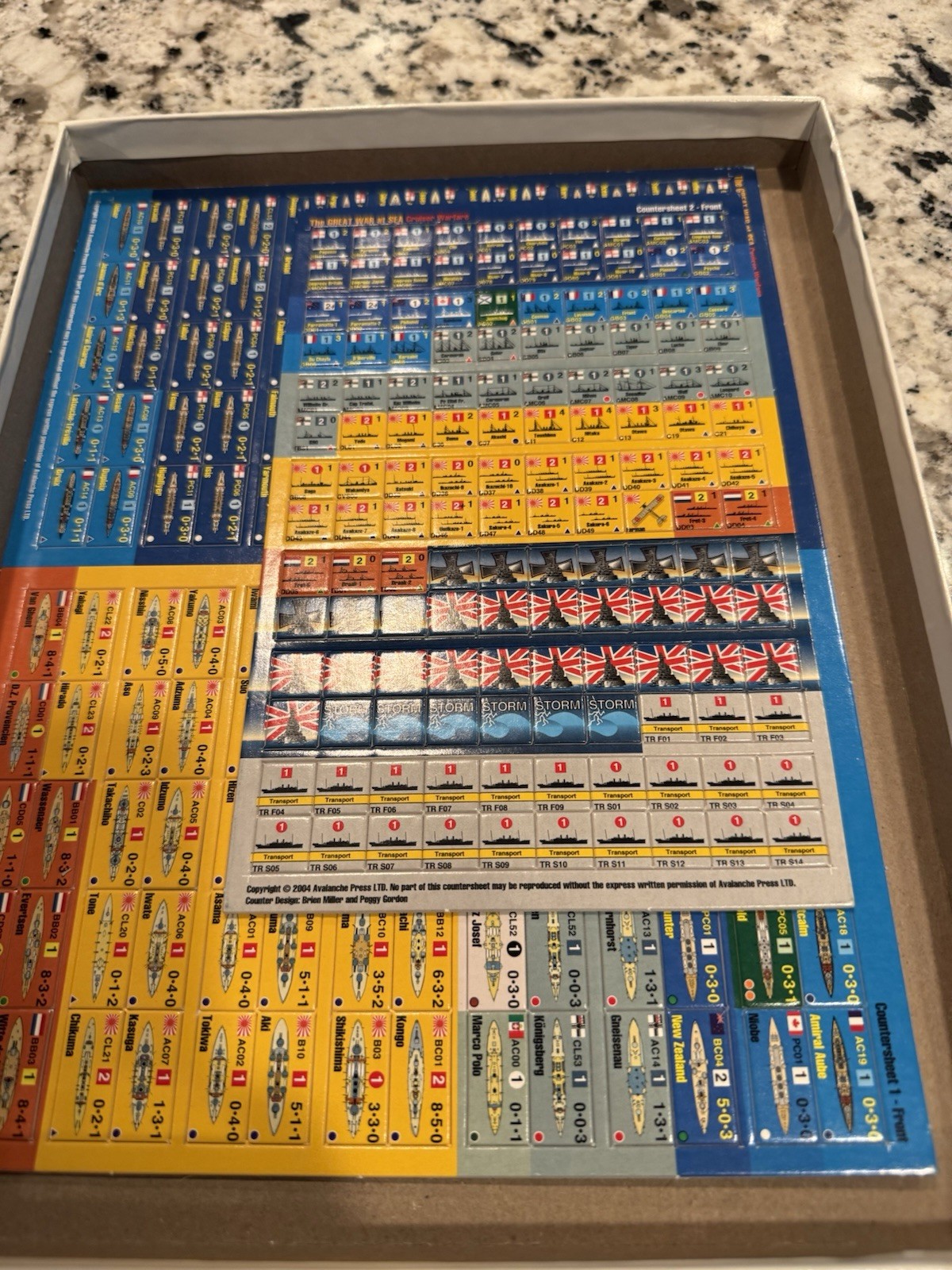 Avalanche Press Wargaming Miniatures Great War at Sea Cruiser Warfare 2004