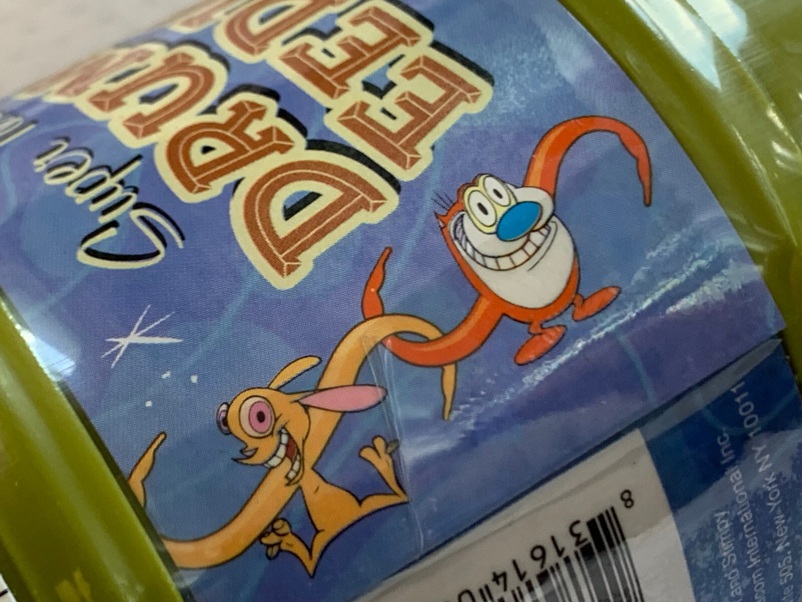 2004 Sababa Toys Super Toxic DRUM OF EEDIOTS Ren & Stimpy Sealed Toy Game