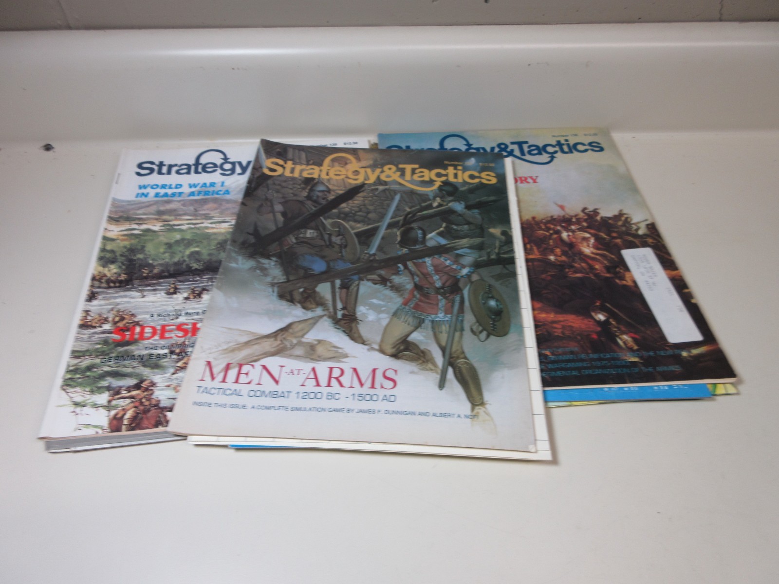 LOT OF Strategy & Tactics Decision Magazine War games #135 136 137 UNPUNCHED