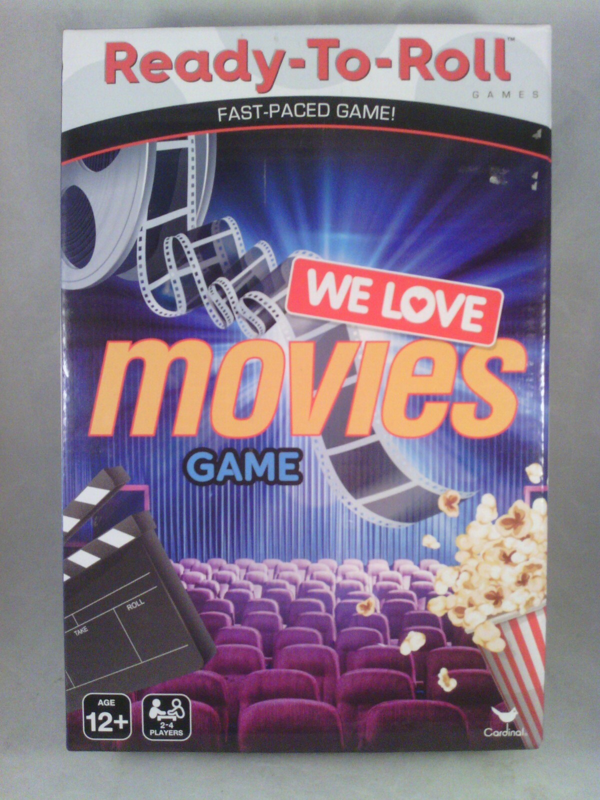 Cardinal Ready-To-Roll Fast-Paced Games We Love Movies Games -200 cards SEALED.