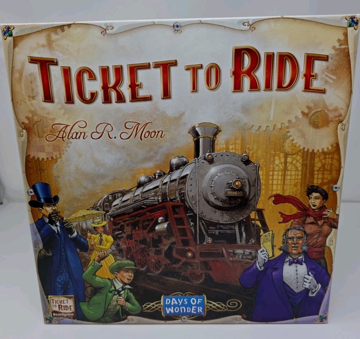 Days of Wonder Ticket To Ride by Alan R. Moon Train Adventure Board Game
