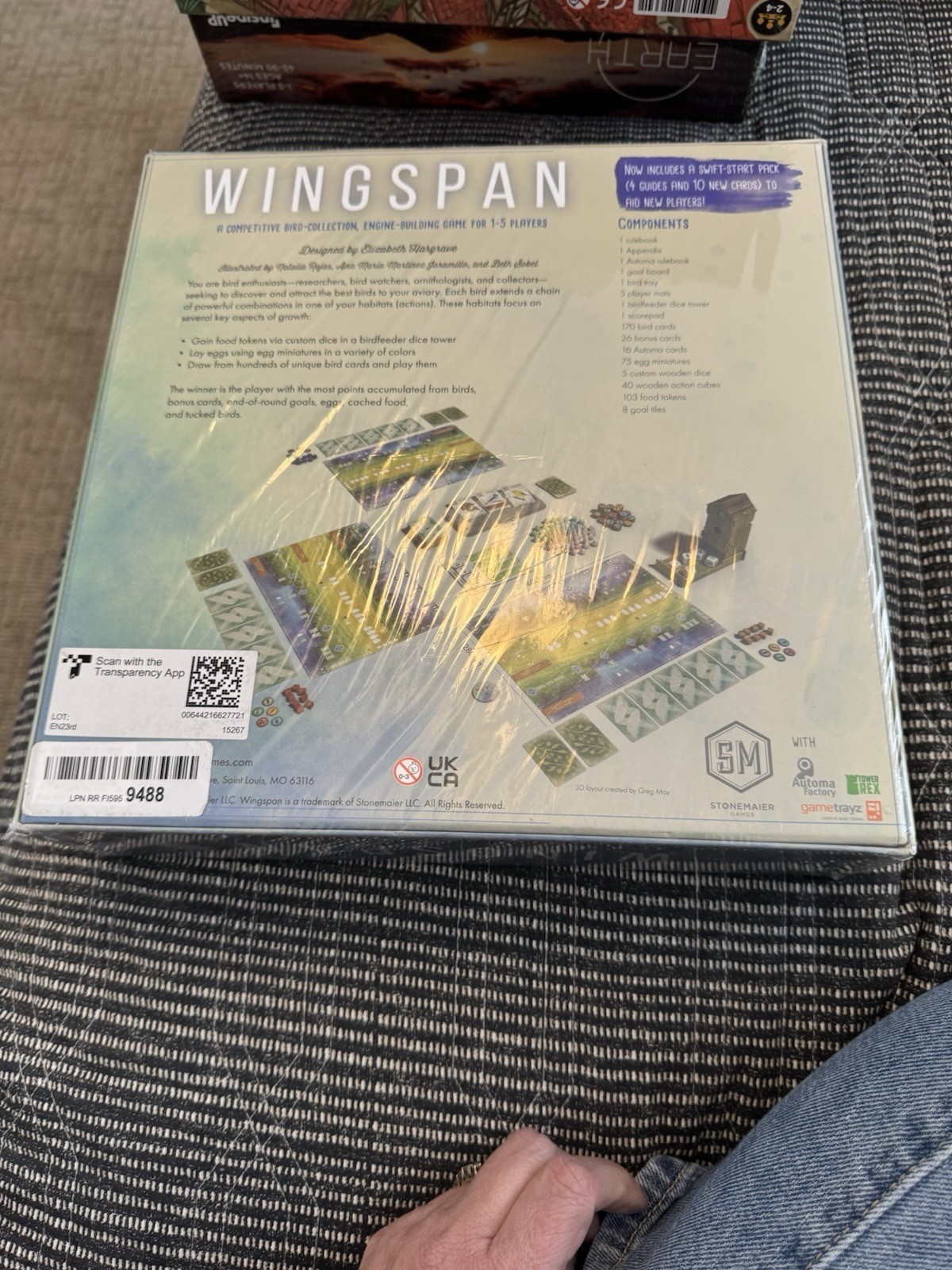 Wingspan 2nd Edition Board Game Stonemaier Games NEW
