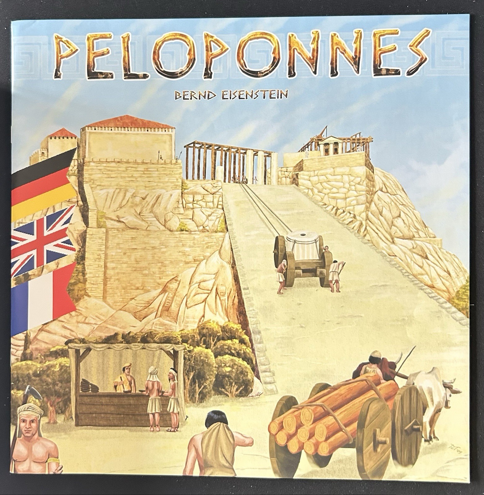 Peloponnes Board Game 2016 Iron Games English, French & Dutch Rules