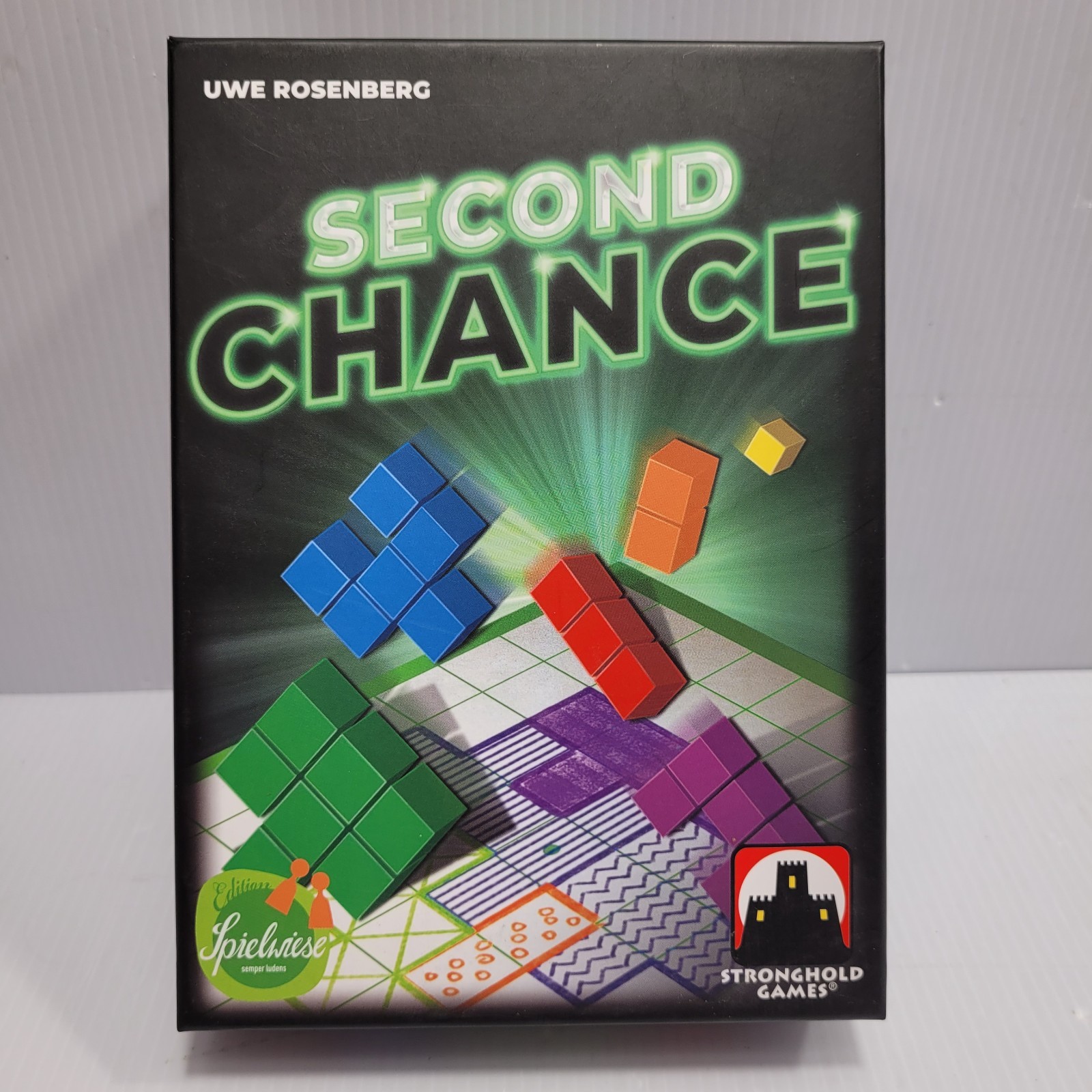Second Chance Game | Flip & Draw | 56 Card Complete | Stronghold Games | 1st Ed.
