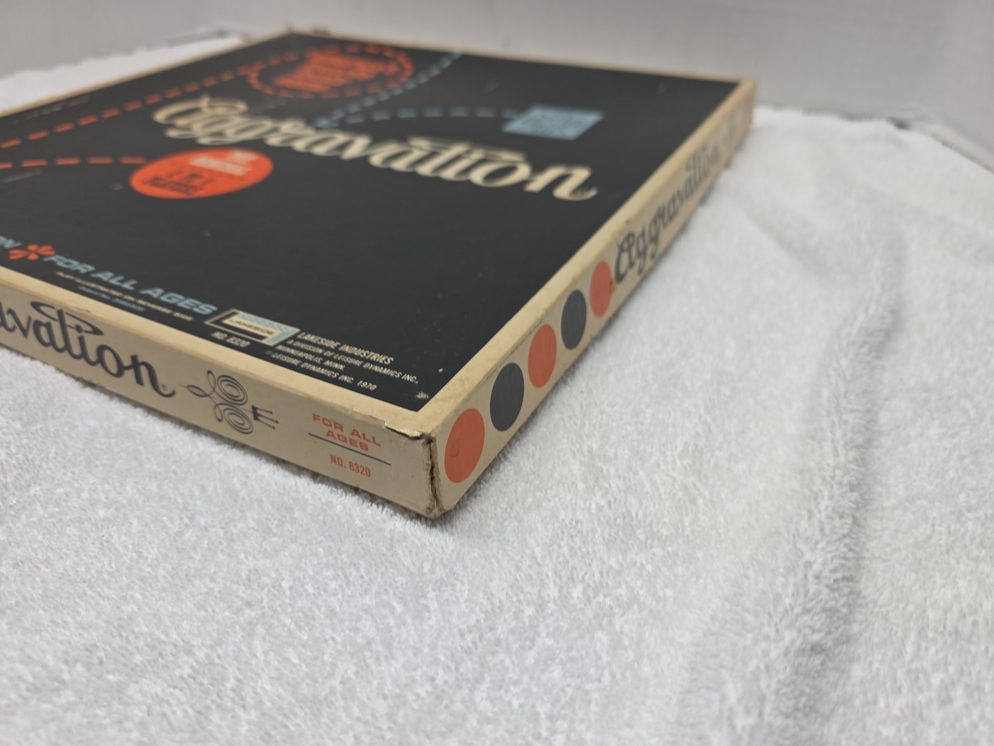 Vintage 1962 Aggravation Board Game No. 13 Standard Edition Complete Black Box