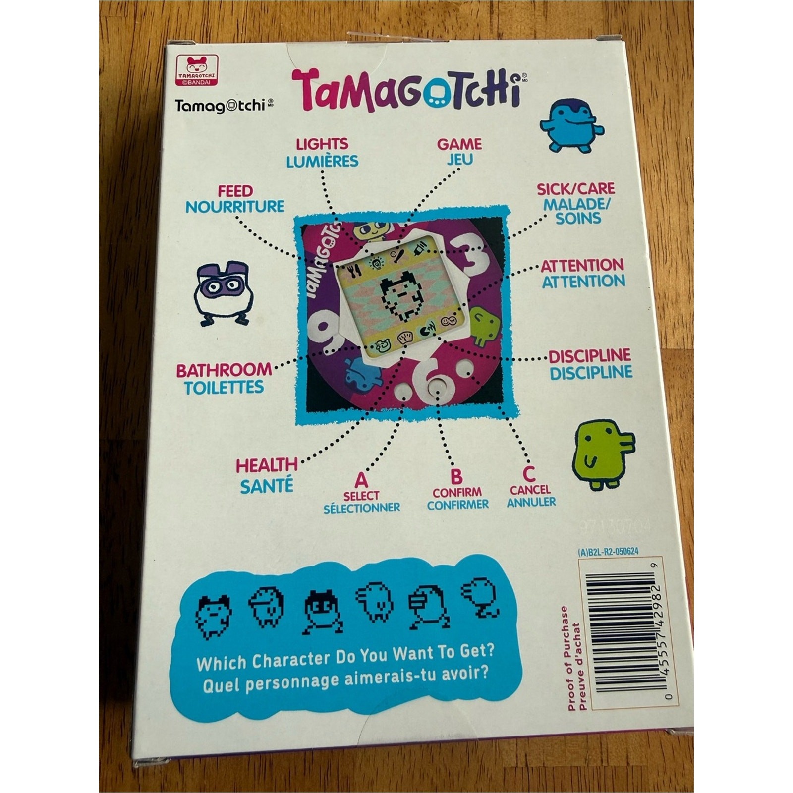 Tamagotchi Original Gen 1 Virtual Pet – Pink & Blue Keychain