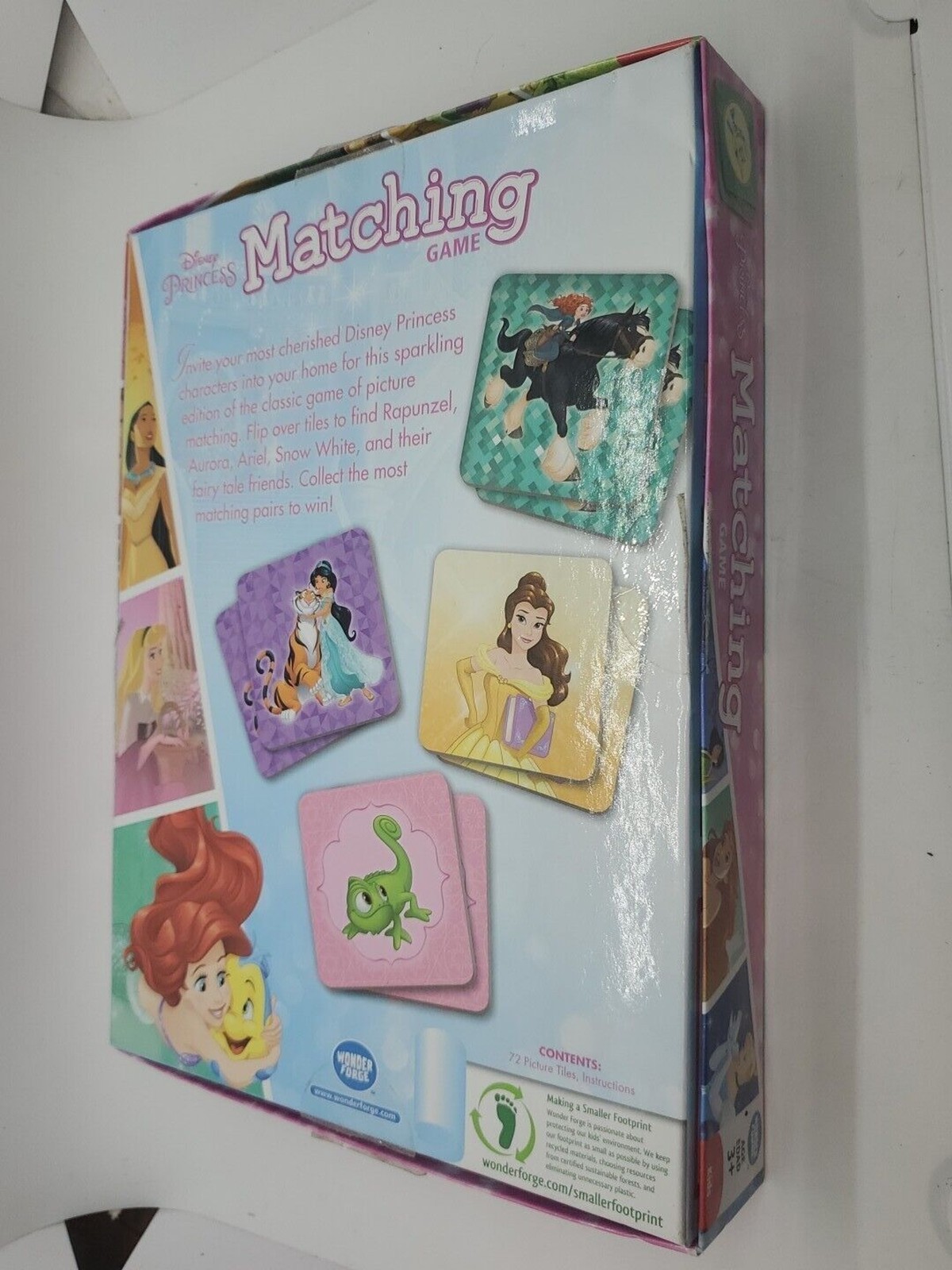 Disney Princess Matching Game Picture Tiles Memory Wonder Forge