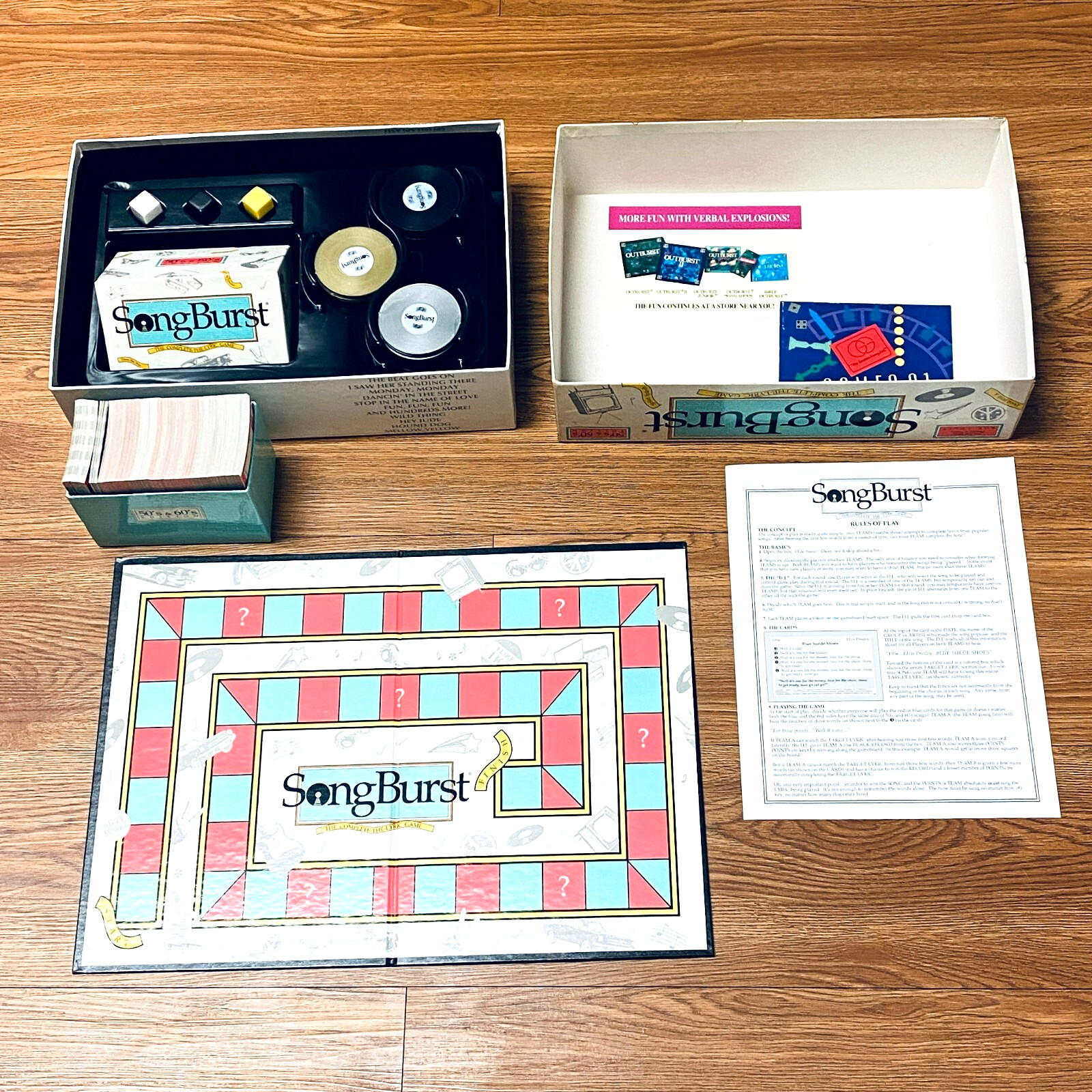 Songburst, The Complete-The-Lyric Game, 1950s & 60s Edition