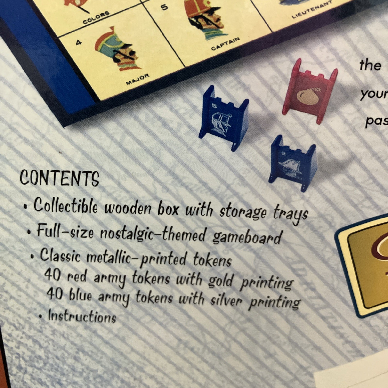 Stratego Vintage Game Collection Bookshelf Edition Wooden Box Case 2005