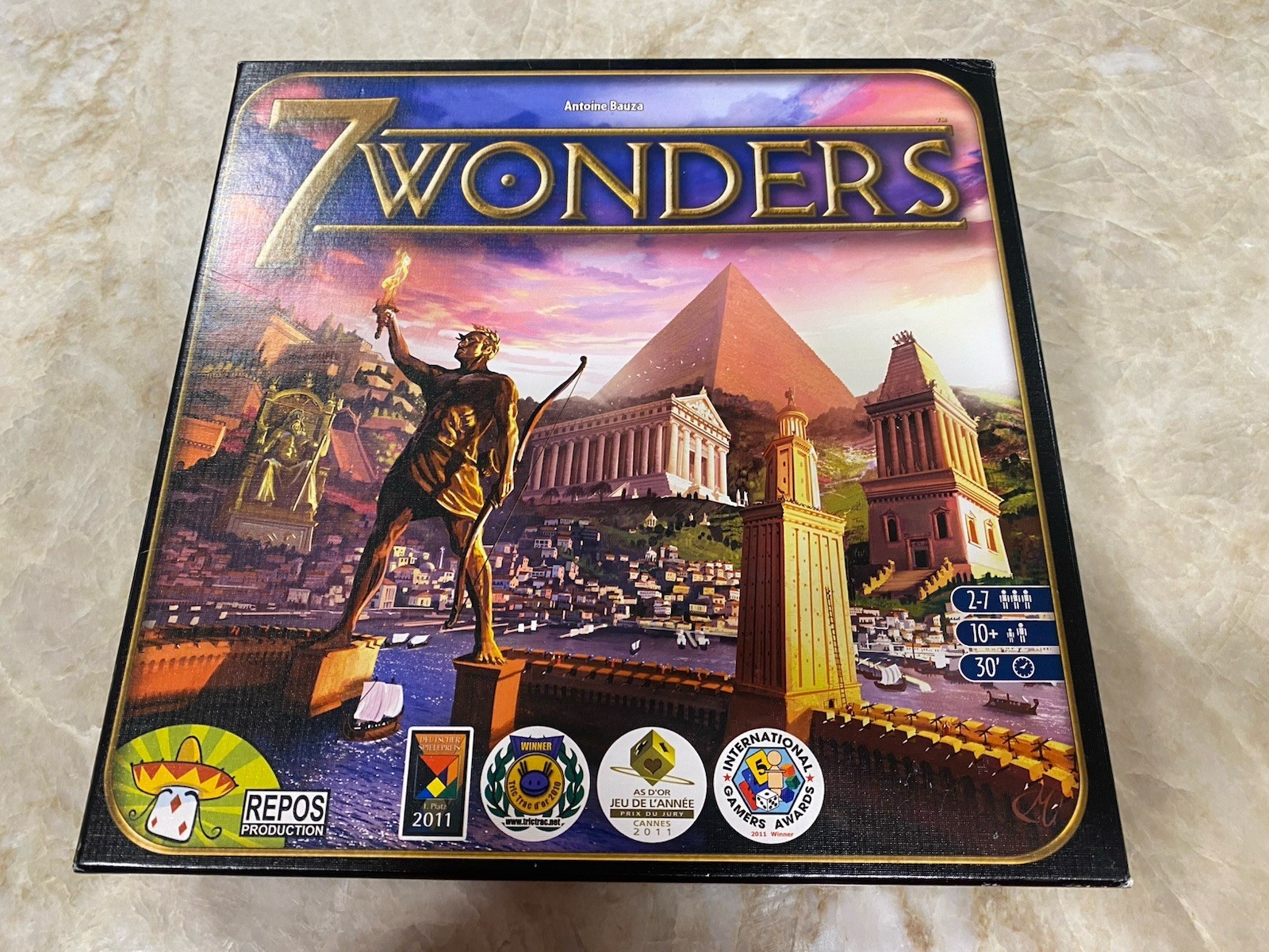 Asmodee Editions Seven Wonders Board Game, Read