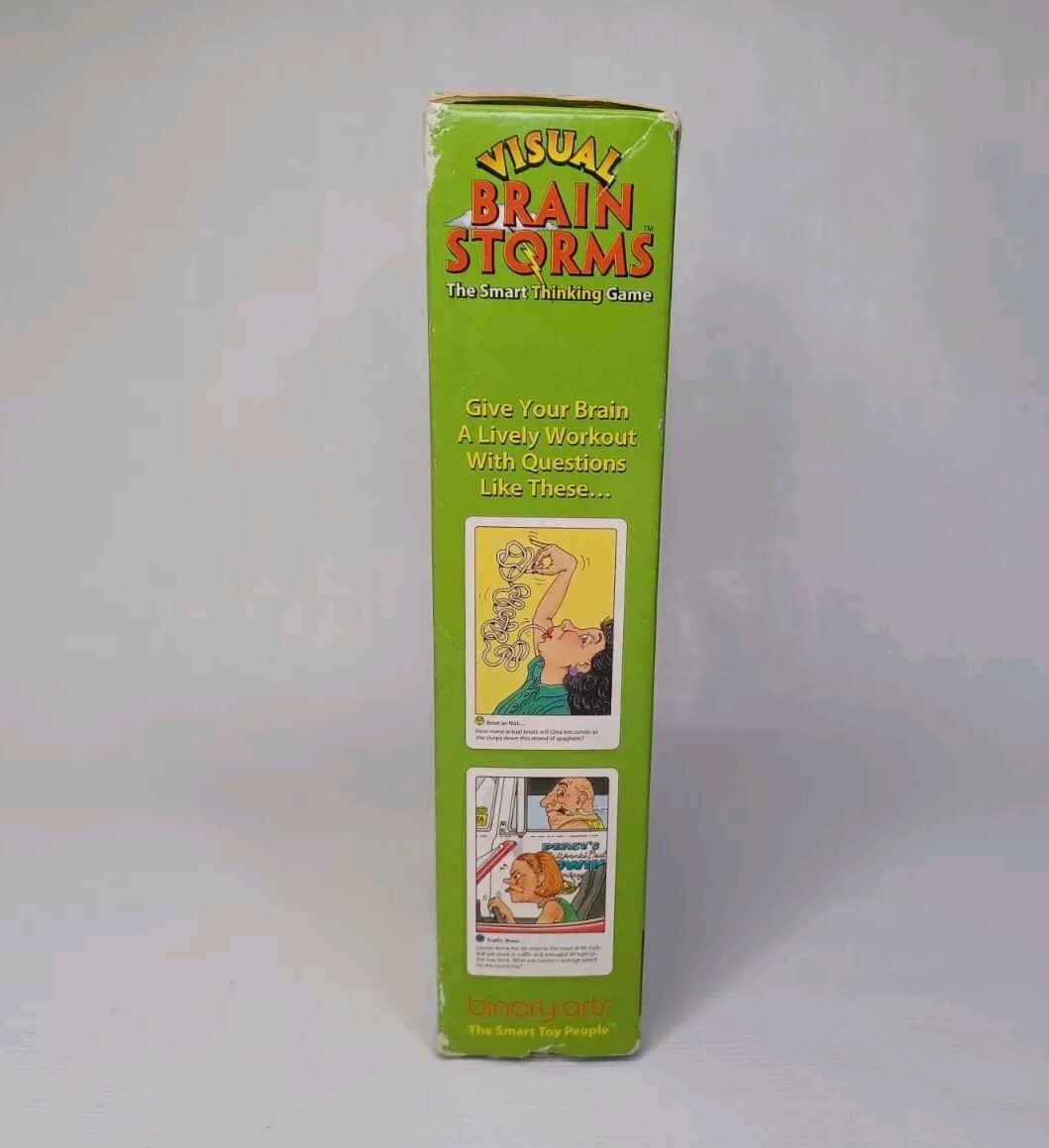 Visual Brain Storms The Smart Thinking Game Cards Binary Arts