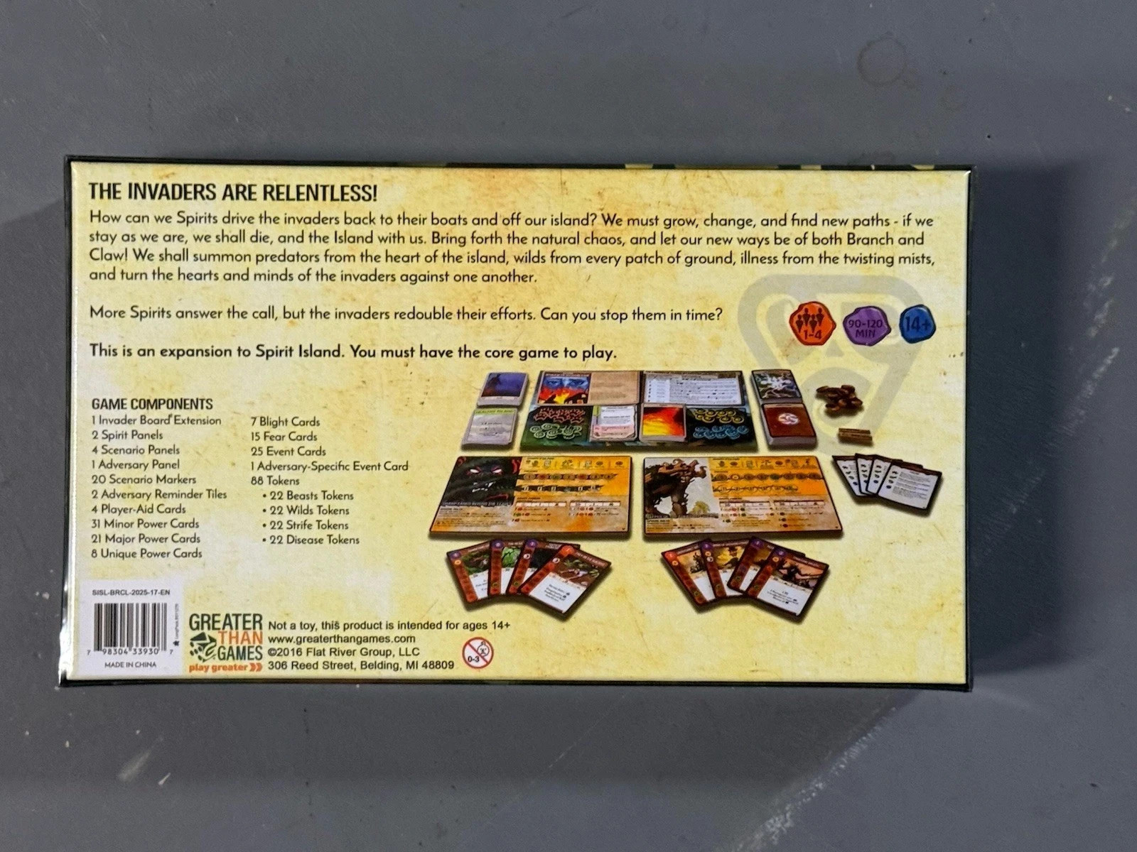 Spirit Island Branch & Claw Expansion Board Game New Sealed