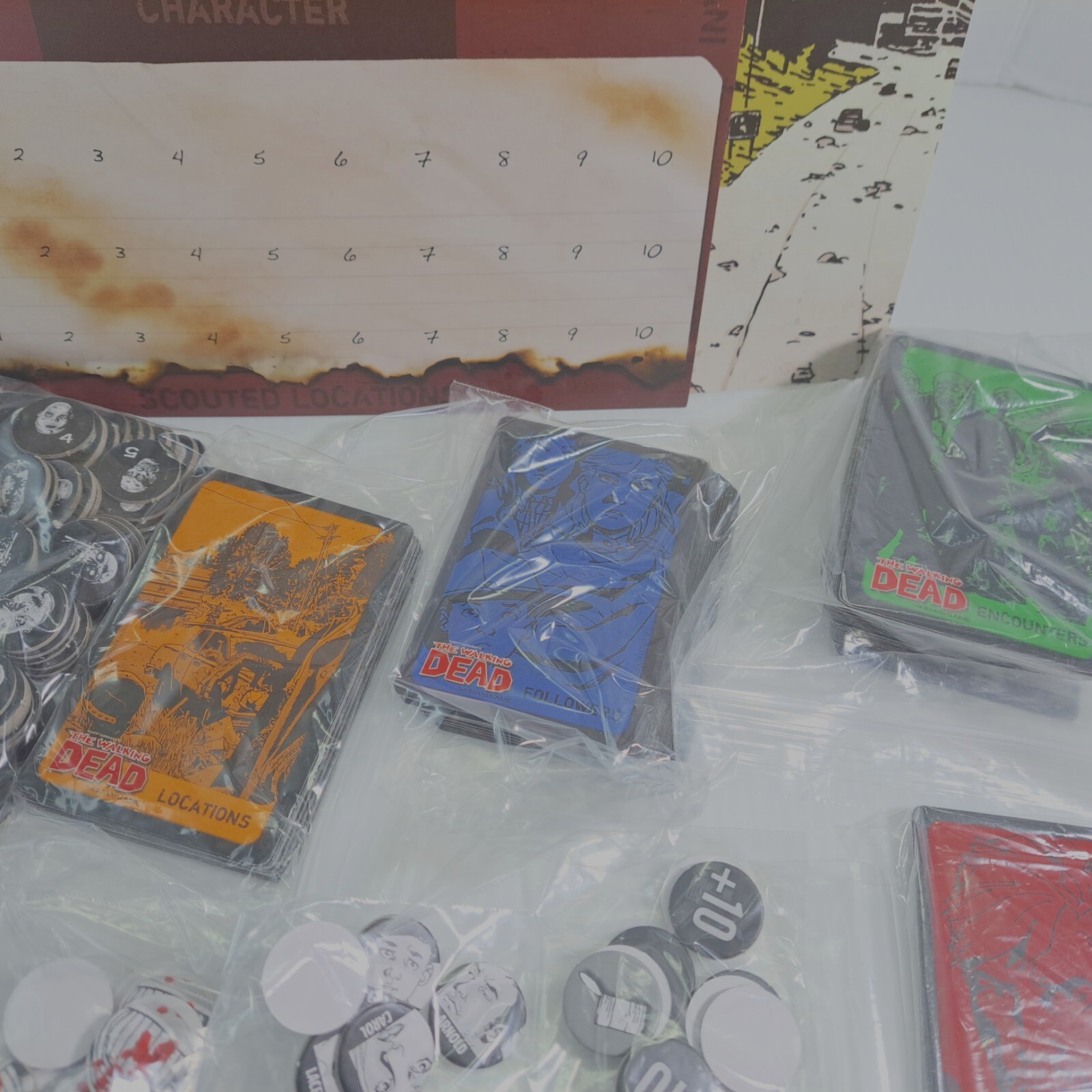 The Walking Dead Board Games (Z-Man Games) New Open Box