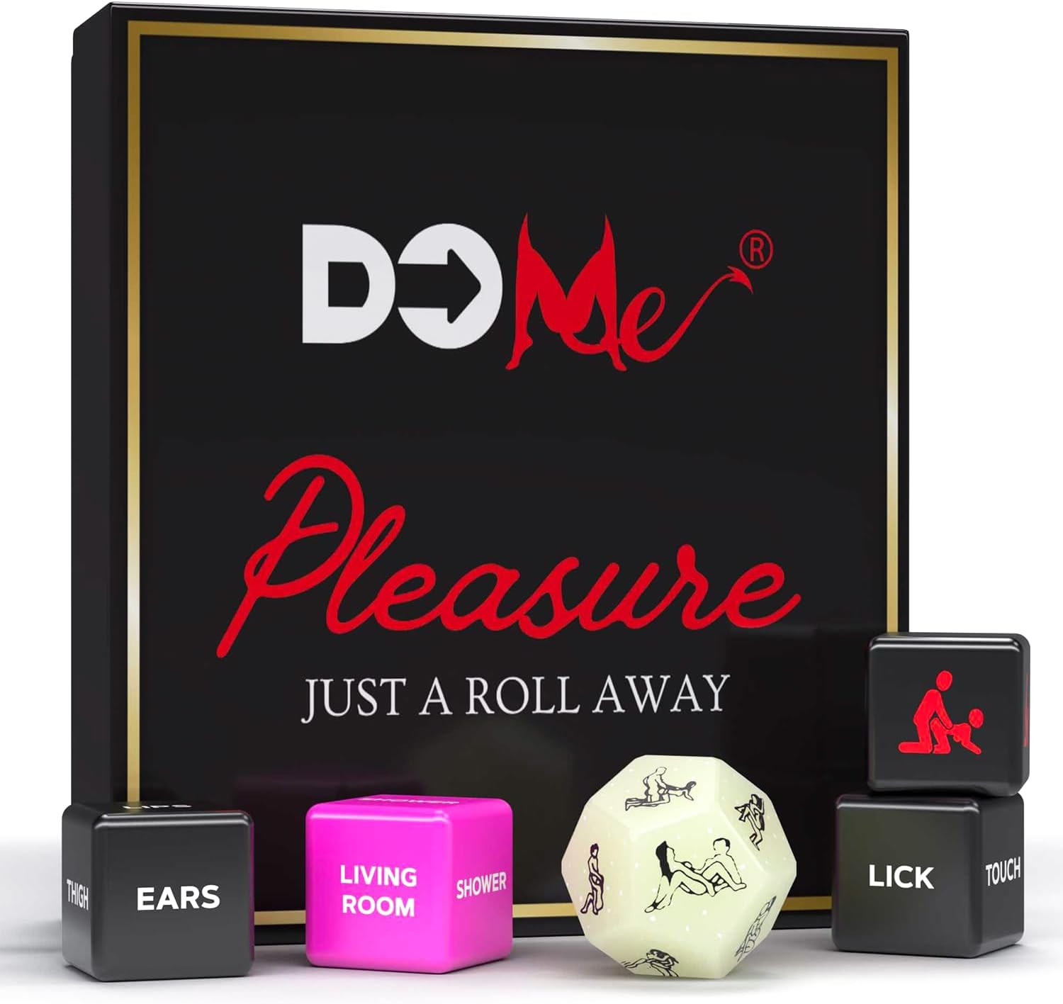 Sex Dice Game for Adults – Deluxe Premium Quality Sex Game, Complete Set with Tr