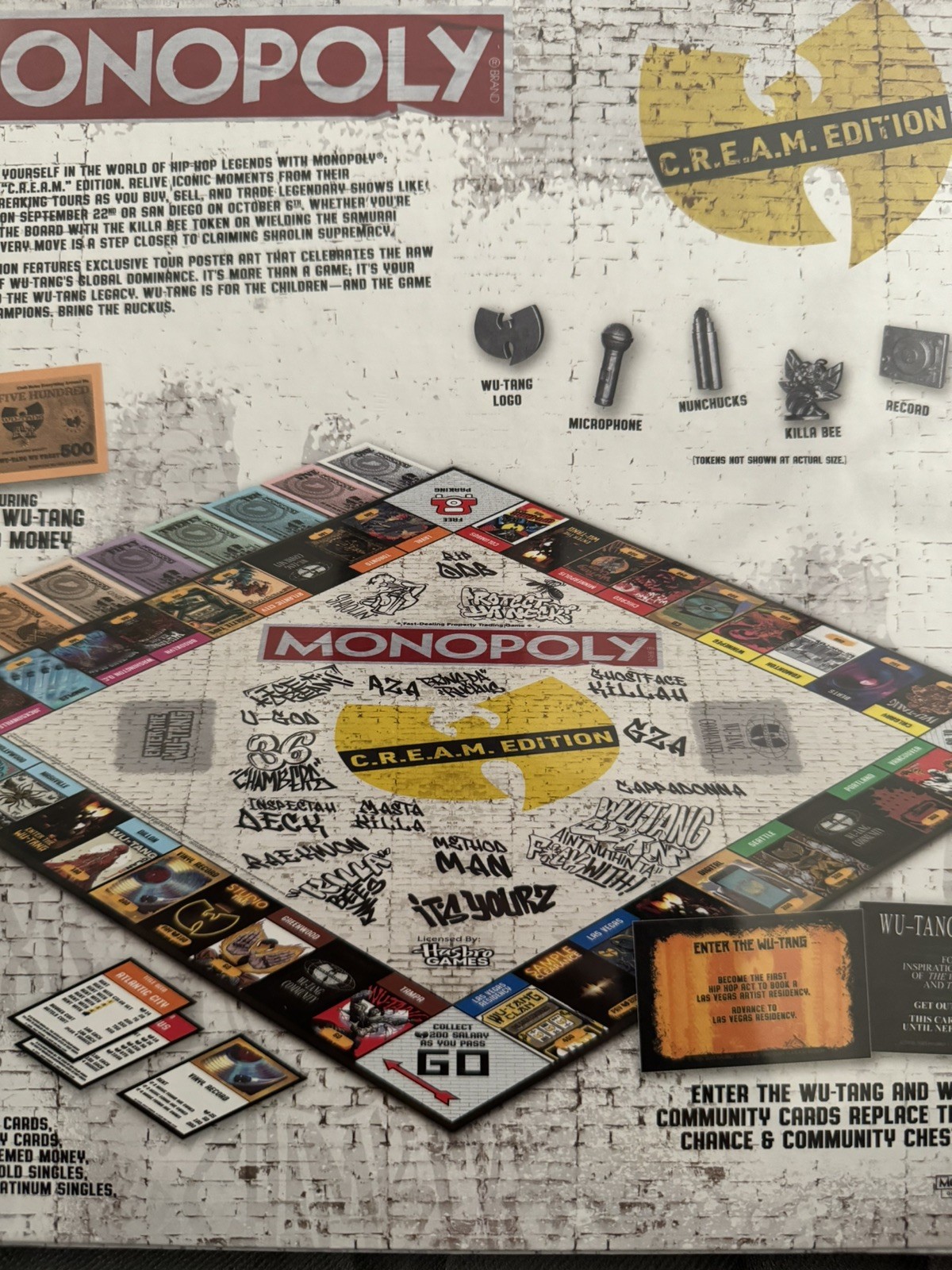 BRAND NEW SEALED WU-TANG CLAN MONOPOLY C.R.E.A.M. EDITION – 1 LEFT!