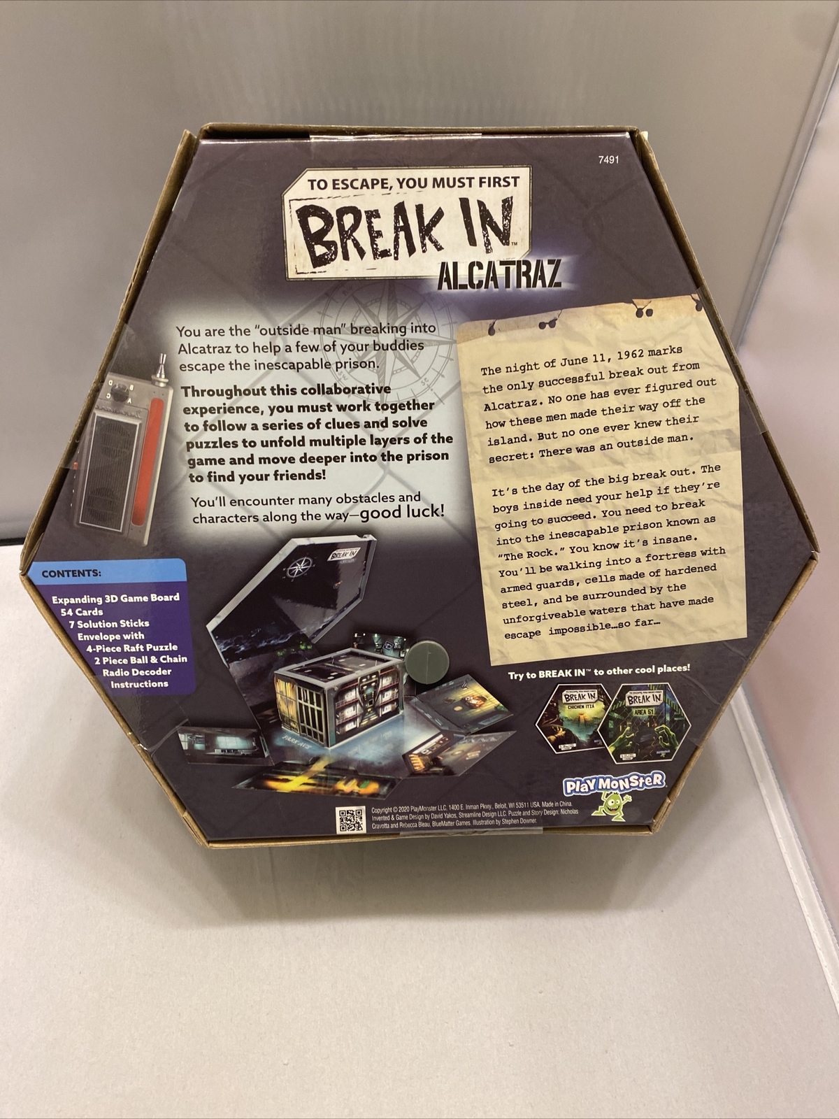 Break IN Alcatraz Board Game Sealed New