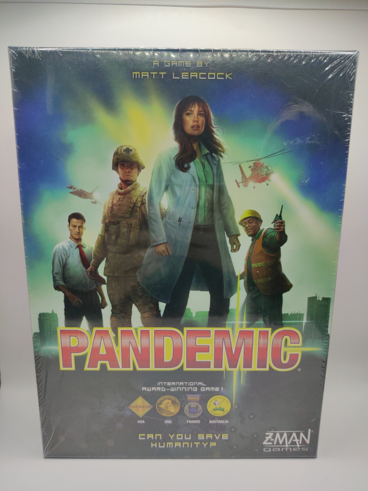 Z-Man Games Pandemic Board Game By Matt Leacock Factory Sealed New Ages 8+