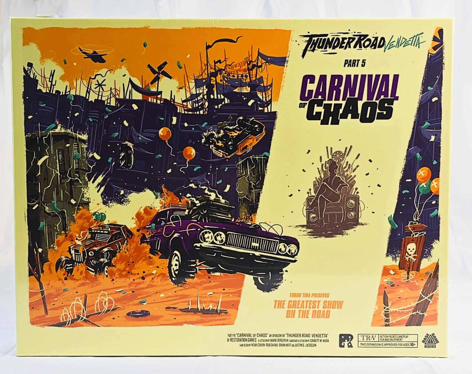 Thunder Road Vendetta: Carnival of Chaos by Restoration Games SEALED