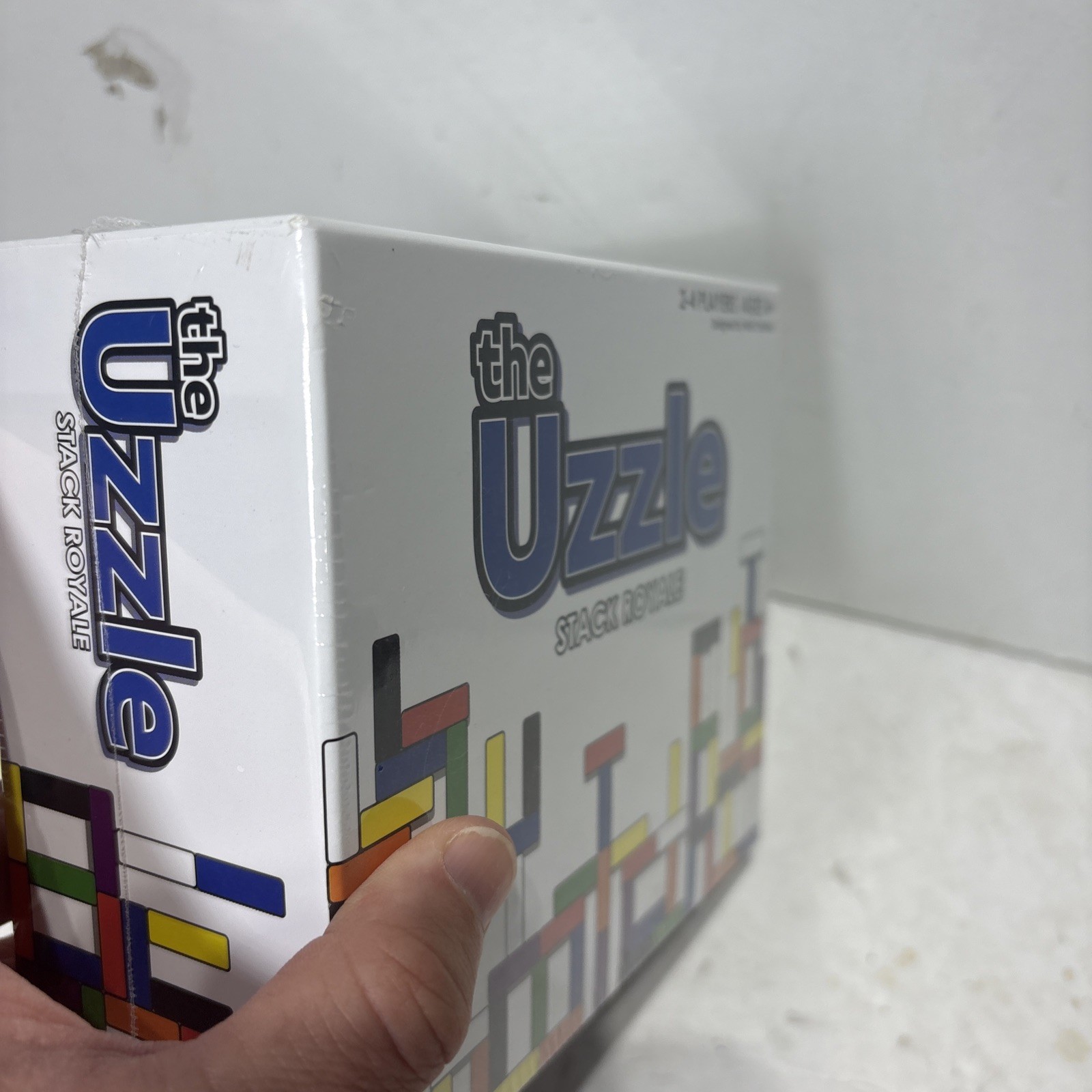 The Uzzle Stack Royale Board Game Fast & Fun Family 2-4 Players Ages 4+ 4 Levels
