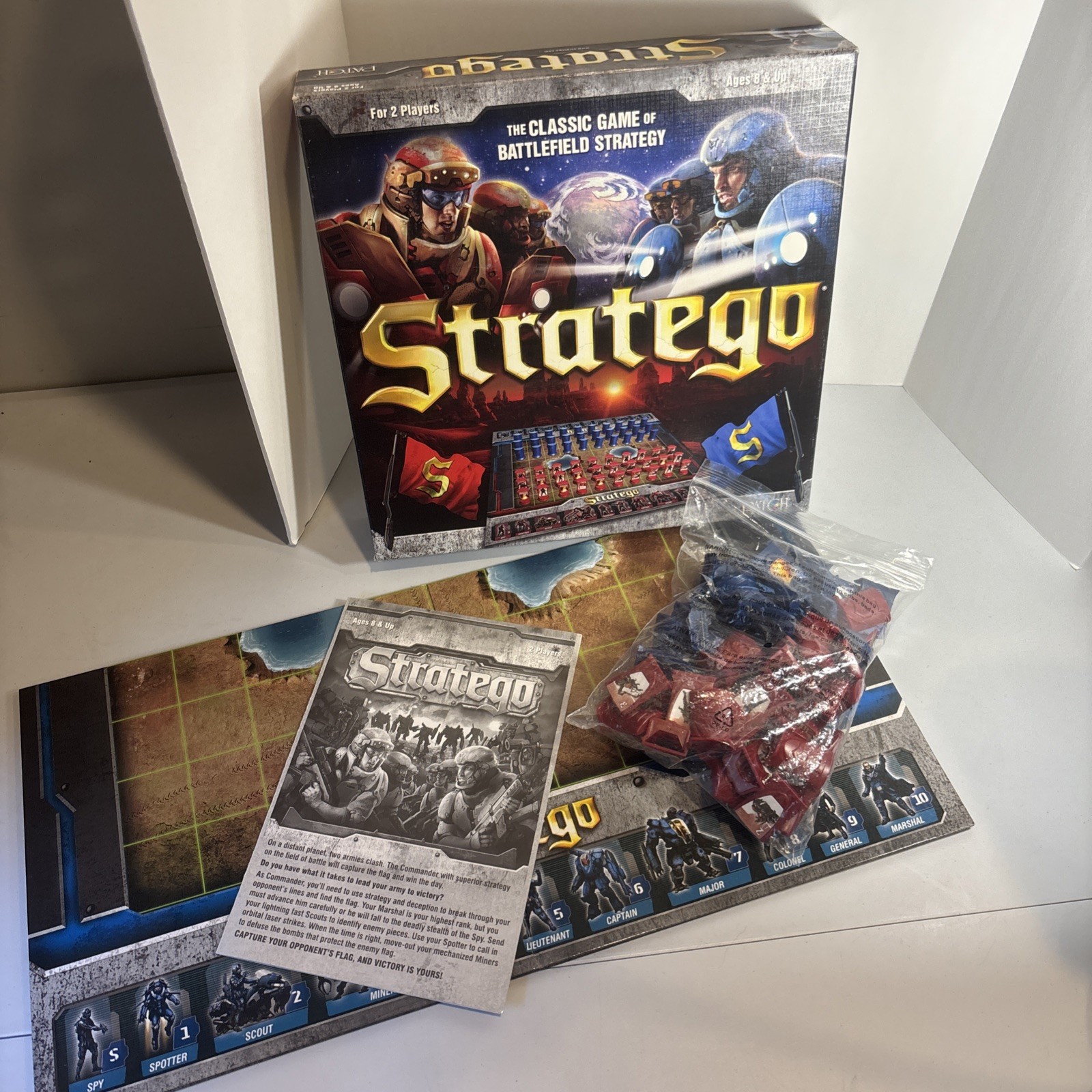 Stratego Board Game Classic Battlefield Strategy Patch Products 2013 Complete