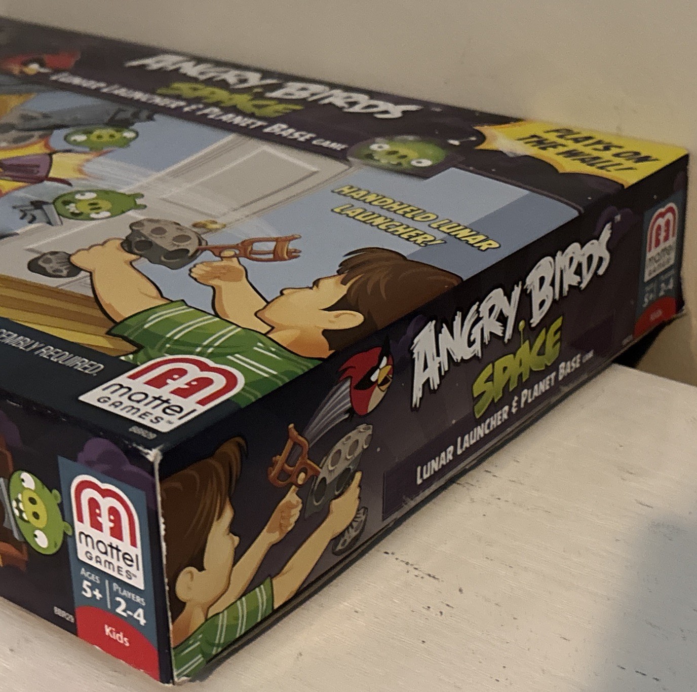NEW / NOB Angry Birds Space Lunar Launcher & Planet Base Game -2013 Mattel Games