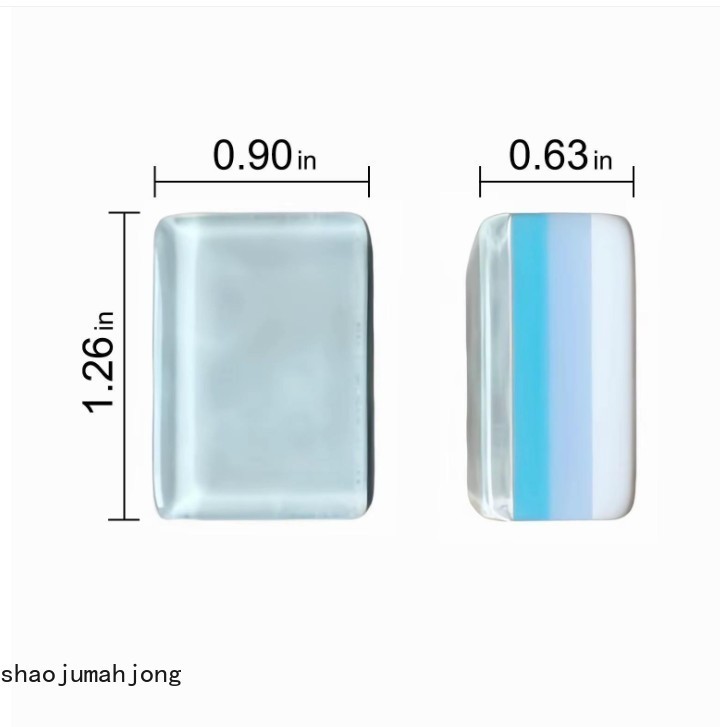 NEW! Vibrant Layered Mahjong Tiles – Full American Set 160Tiles – Glacier Blue