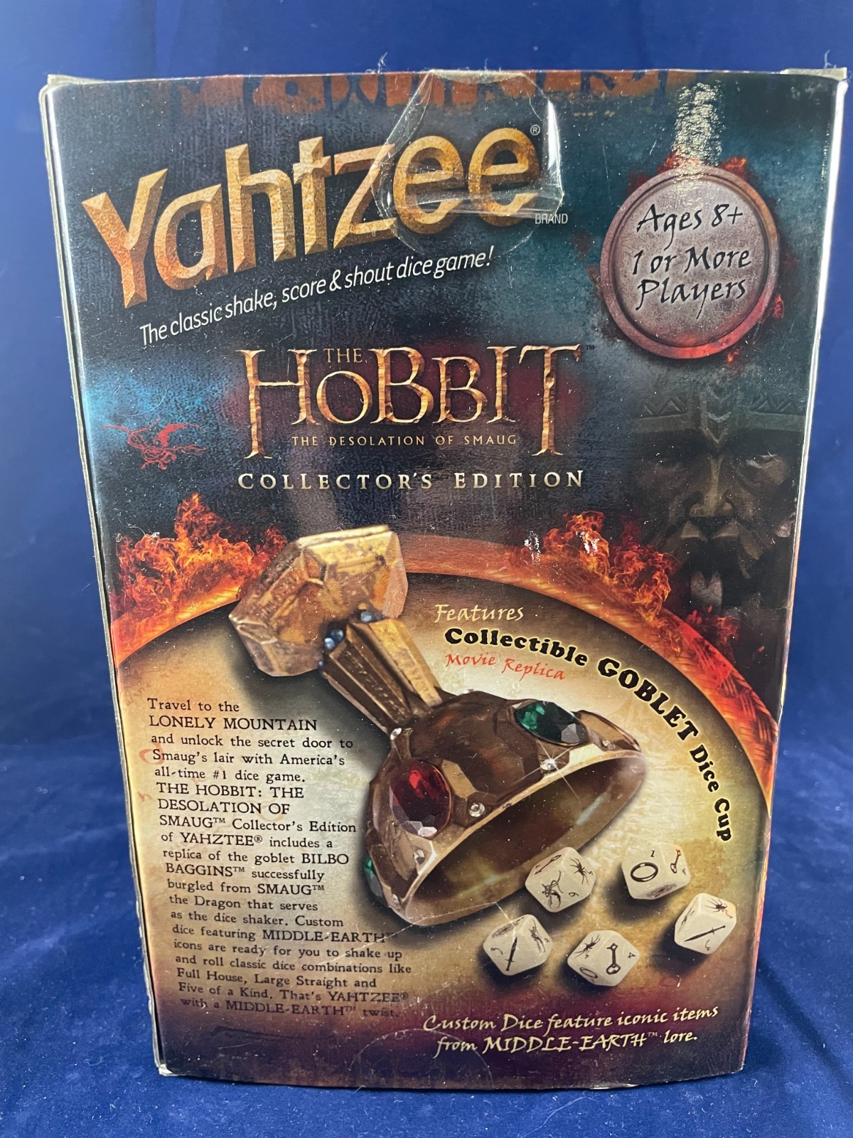 Yahtzee: The Hobbit The Desolation Of Smaug Collector’s Edition Brand New!