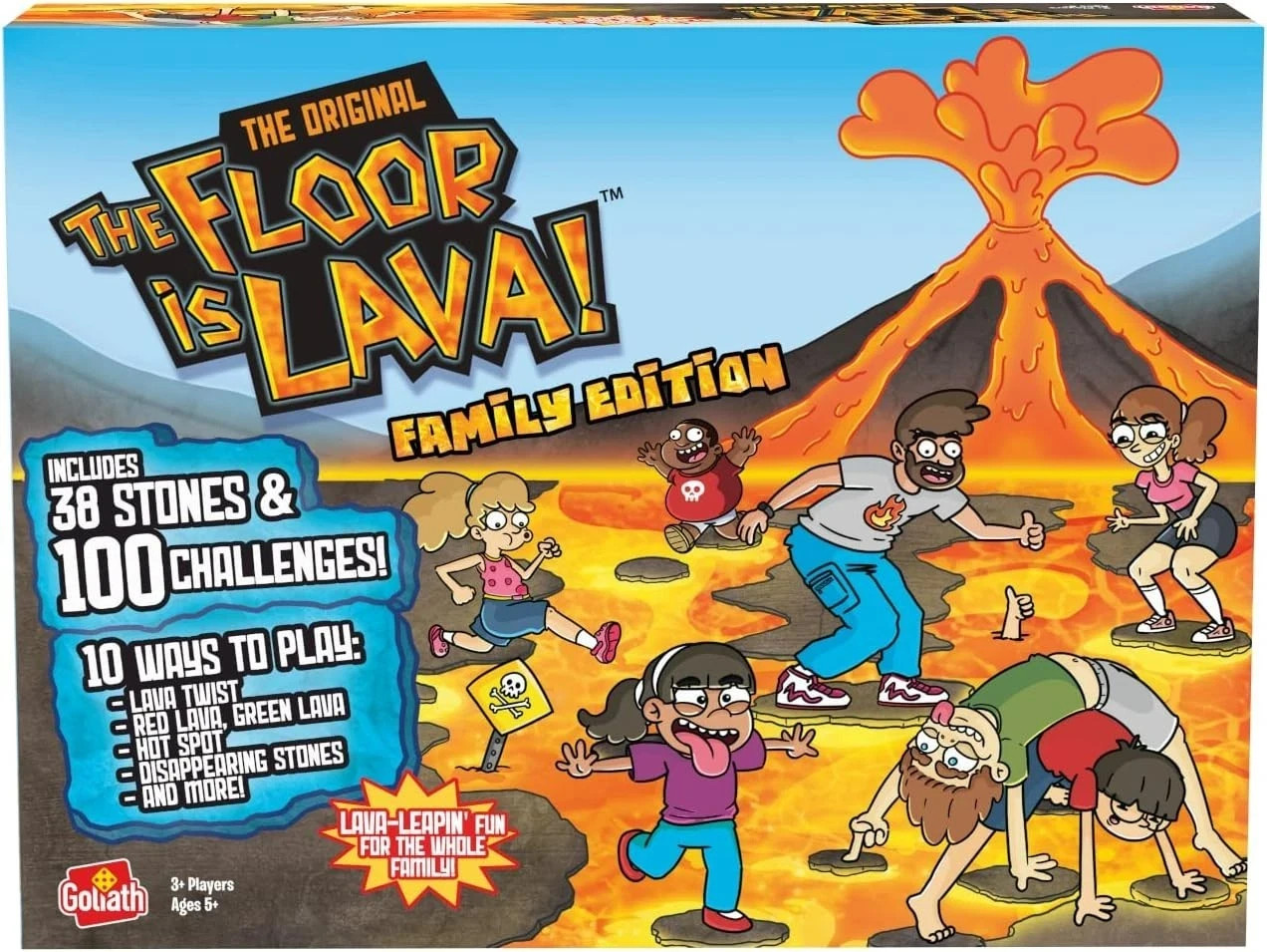 The Original The Floor is Lava! Family Edition – Interactive Game EUC Complete