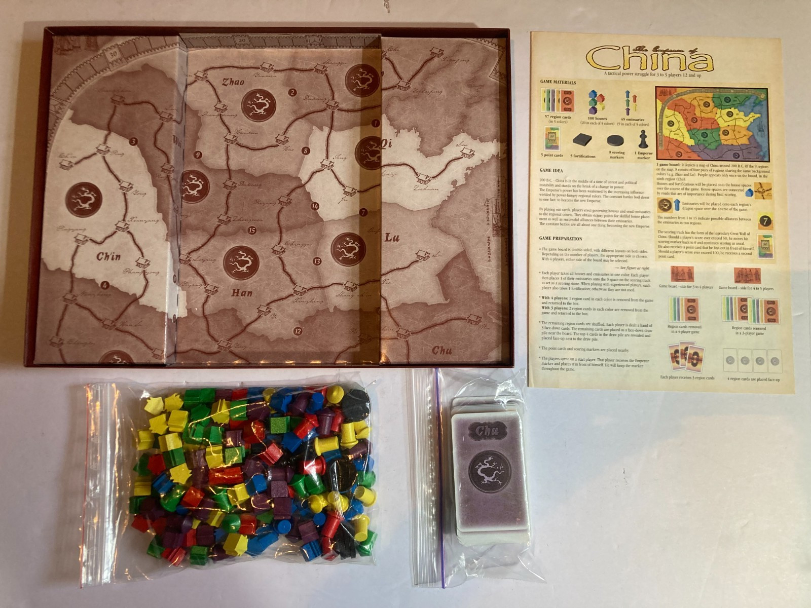 CHINA board game MICHAEL SCHACHT 2005 UBER PLAY