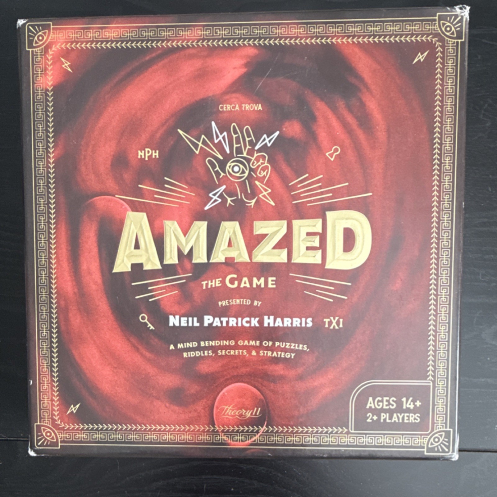 Theory11 Amazed The Game Board Game Puzzles Riddles Strategy Ages 14+ 2 Players