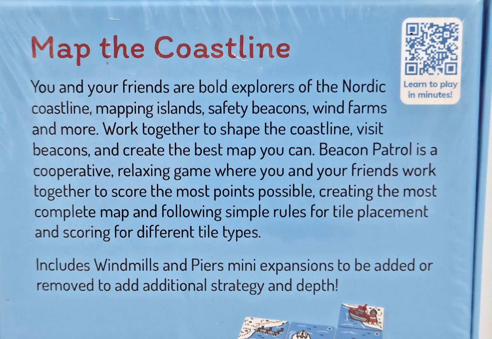 NEW Beacon Patrol Game Nautical Tile Placement Cooperative Strategy FREE SHIP