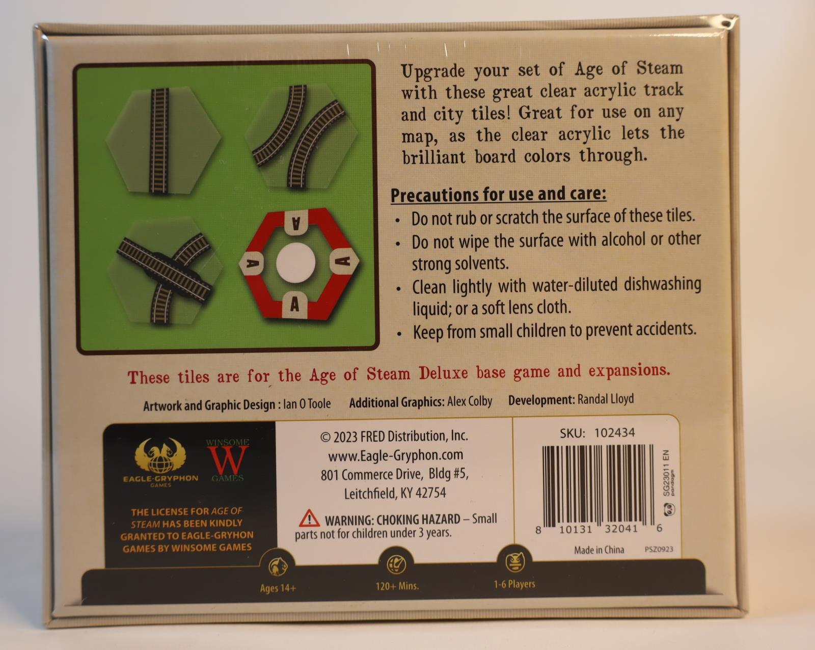 Age of Steam Deluxe (2019) + Lots of Add-Ons by Eagle Gryphon Games SEALED