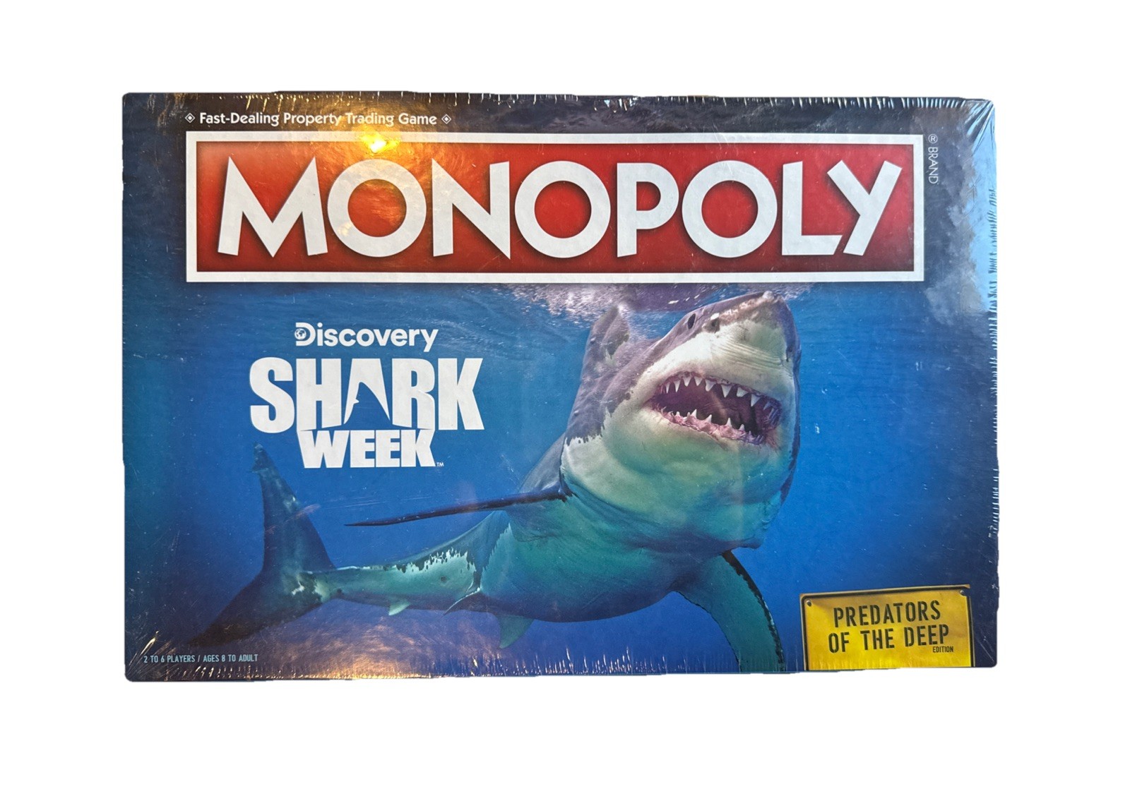 New Factory Sealed Monopoly Shark Week Edition Board Game