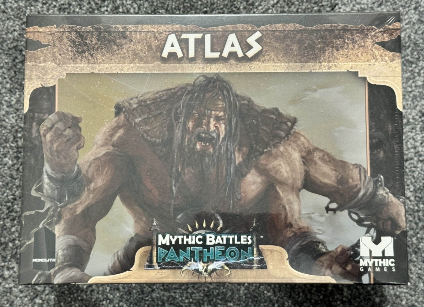 Mythic Battles Pantheon – Atlas – Kickstarter Exclusive (New Sealed) No Cards