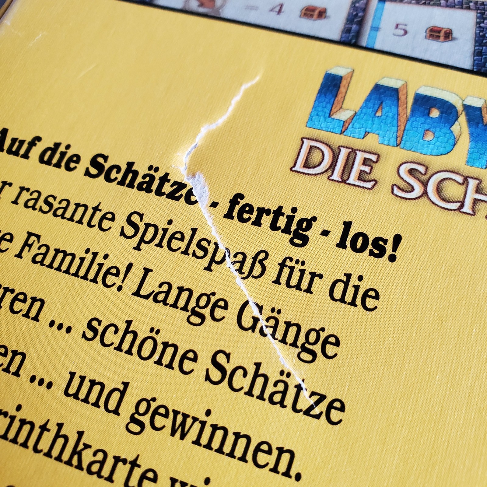2005 LABYRINTH DIE SCHATZJAGD Gesellschaftsspiel Brettspiel Board Game COMPLETE