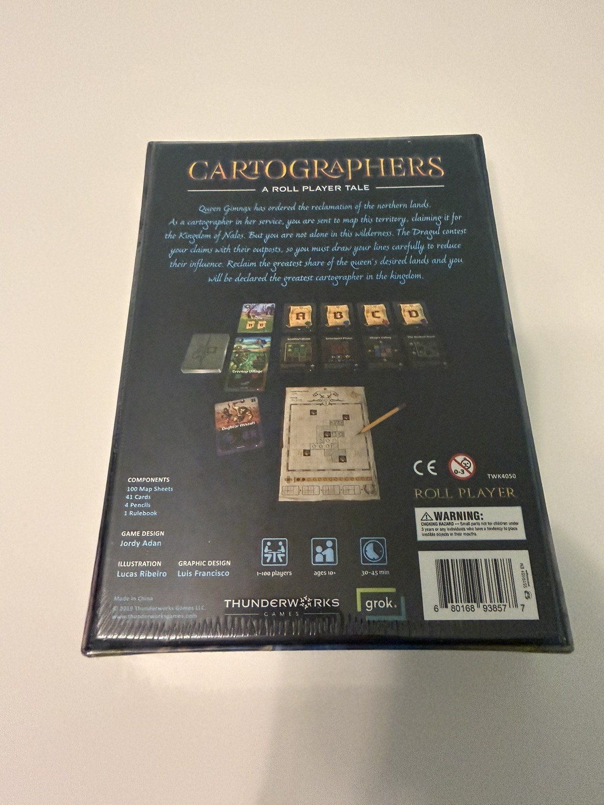 Cartographers: A Roll Player Tale and Skills Mini Expansion – Board Game Sealed