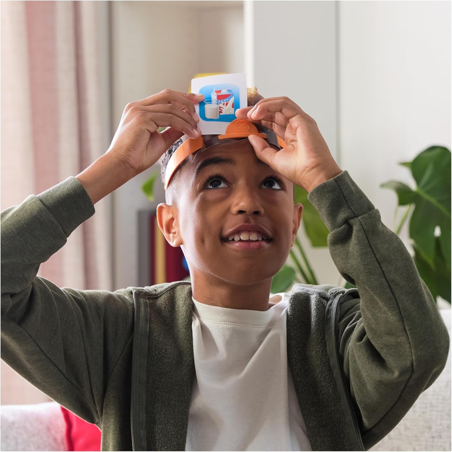2023 Hedbanz with New Cards, Picture Guessing Board Game Age 6 & Up, 2-6 ppl