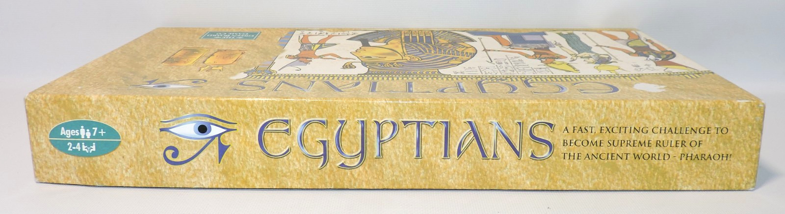 VTG Egyptian Board Game 100% COMPLETE Educational History Trivia, Green Board Co