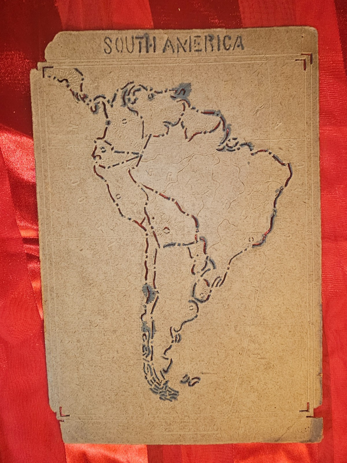 Lessons In Geography Made Easy Teaching Tracing Maps Milton Bradley,Early 1800s