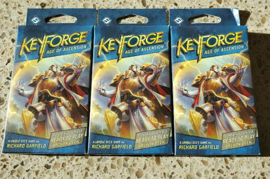 x3 KeyForge: Age of Ascension Archon Deck Card Game NEW