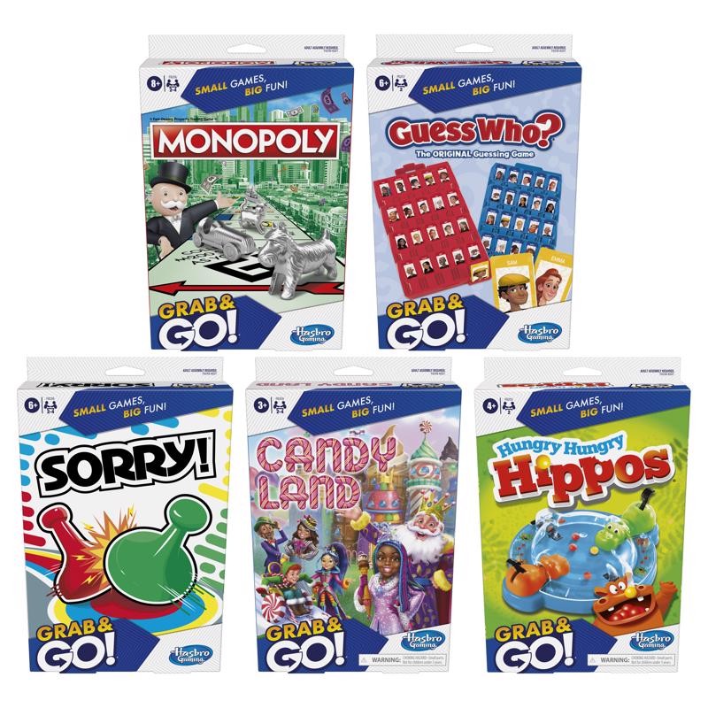 Hasbro Assorted Grab and Go Games 1-Pack 6+ Travel Fun