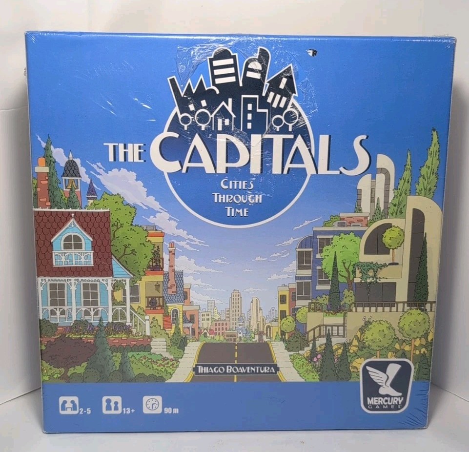 The Capitals: Cities Through Time By Mercury Games New Sealed
