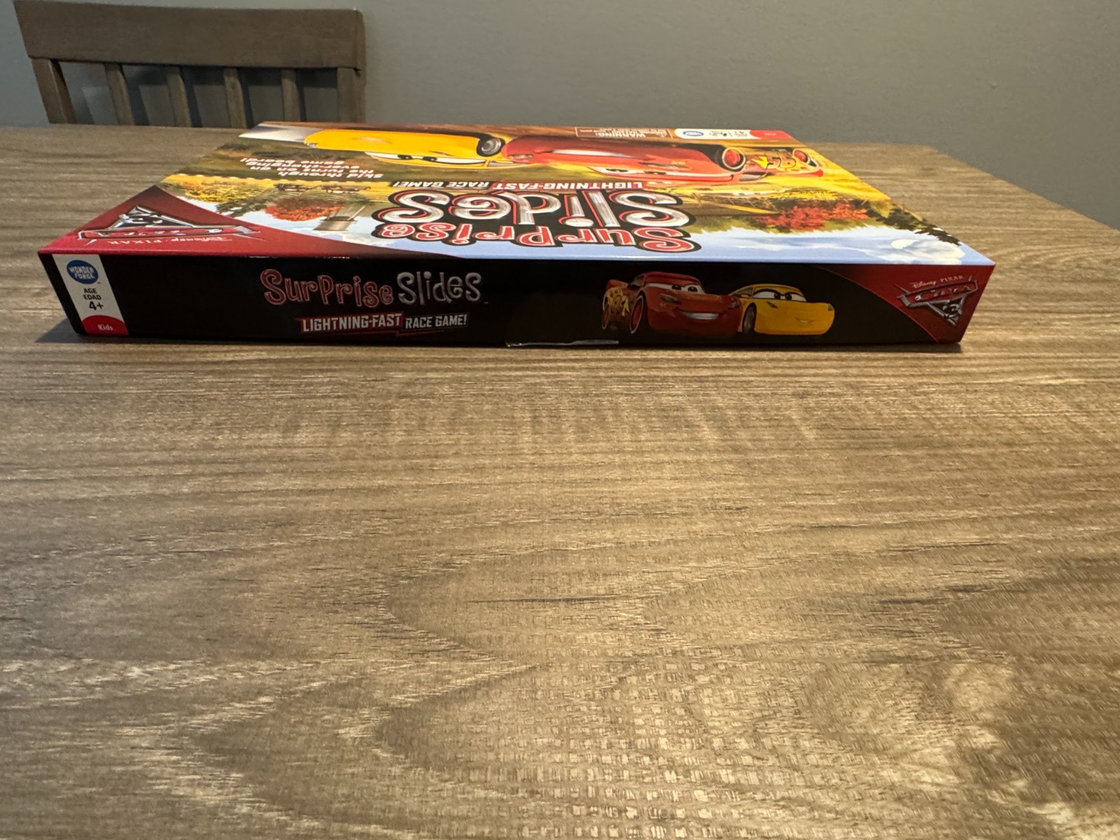 Disney Pixar Cars Surprise Slides Lightning-Fast Race Game Complete In Box