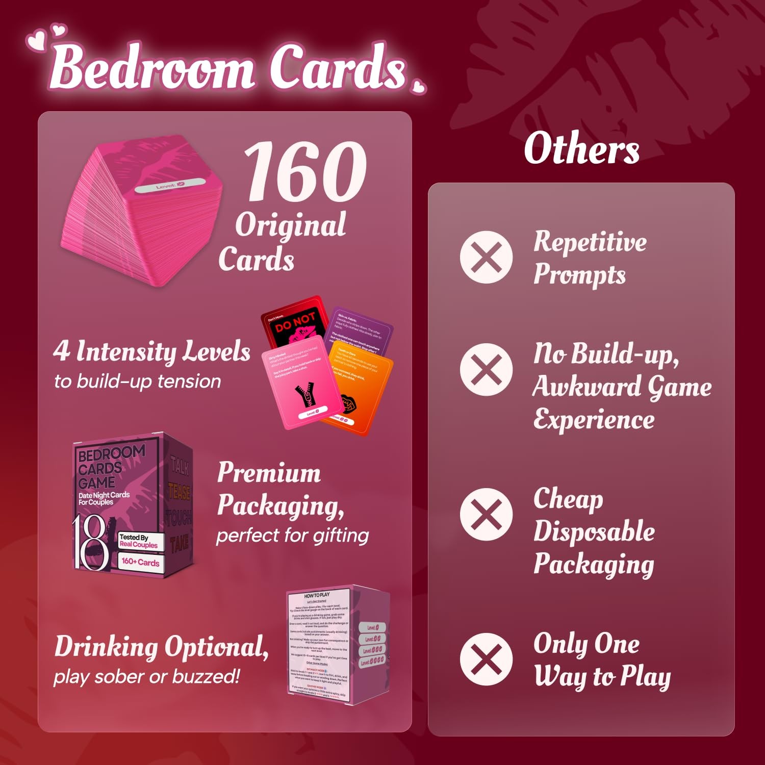 160 Cards Couples Games for Adults – Romantic Naughty Game Date Night Ideas …