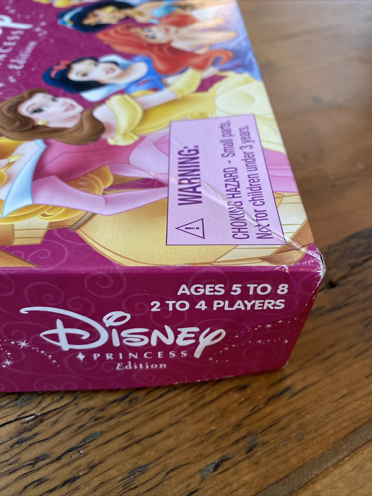 Monopoly Junior Jr Disney Princess Edition Parker Brothers Ages 5 to 8